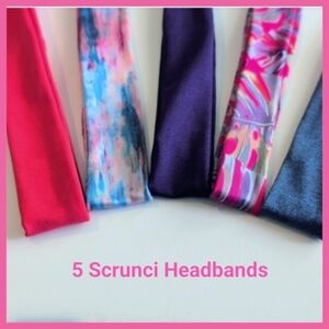 Colorful Headband Hairbands 5 Pc Set Hair Accessories